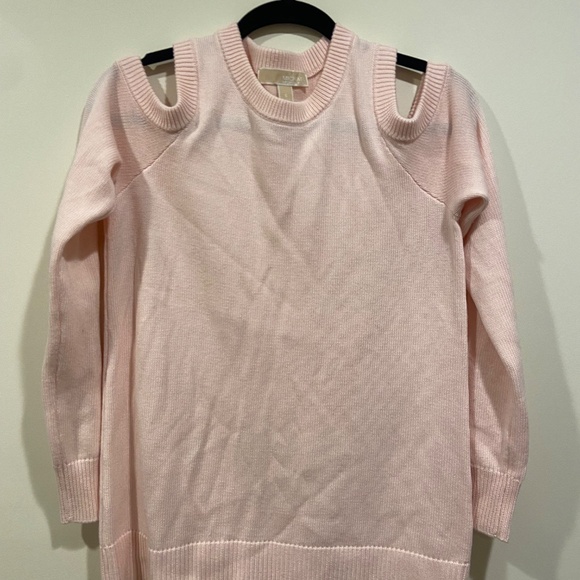 Michael Kors Pink Knitted Cut Out Sweater Size S - Picture 5 of 5